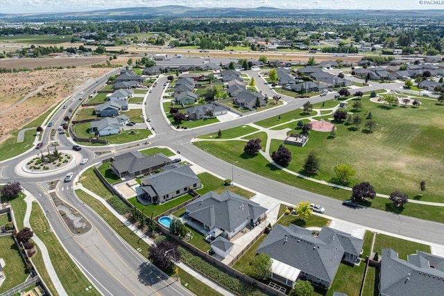 4507 Indian Rdg, Pasco, WA 99301 - aerial view of property and surrounding area with nearby suburban area