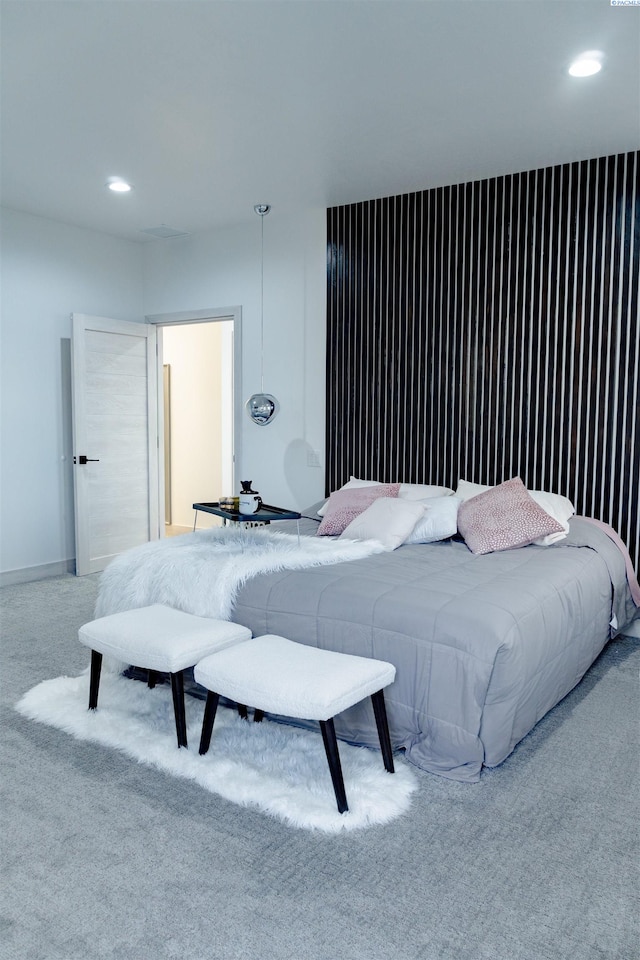 bedroom featuring carpet floors