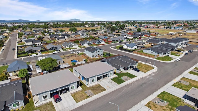 412 Whitefish Ln, Pasco, WA 99301 - aerial view of residential area with a mountain backdrop
