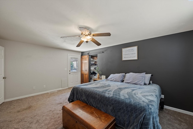 3321 W 24th Ave, Kennewick, WA 99337 - carpeted bedroom with baseboards and ceiling fan