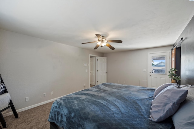 3321 W 24th Ave, Kennewick, WA 99337 - carpeted bedroom with baseboards and ceiling fan