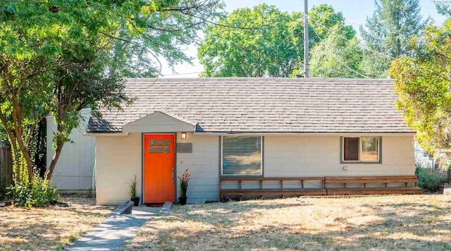 view of ranch-style home