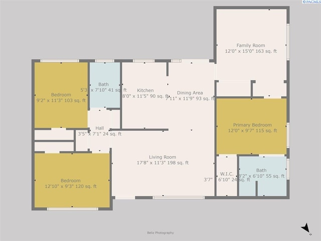 736 E 5th Ave, Kennewick, WA 99336 - view of room layout
