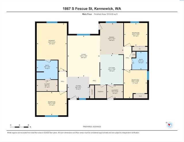 1867 S Fescue St, Kennewick, WA 99338 - view of home floor plan