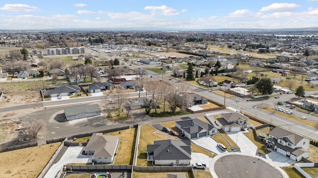 birds eye view of property featuring a residential view