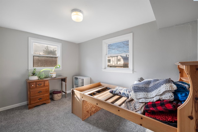 bedroom featuring carpet floors