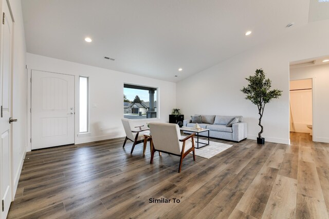 2880 S Osborne St, Kennewick, WA 99338 - living area with recessed lighting, visible vents, and wood finished floors
