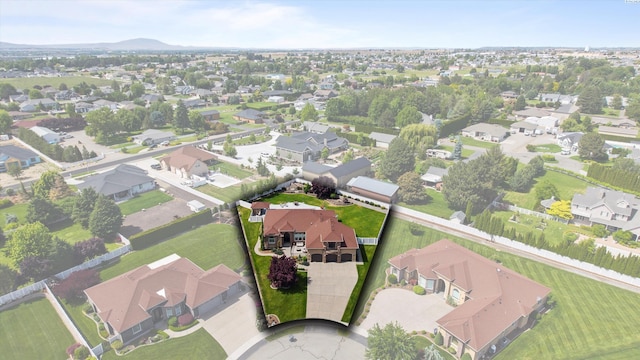 3304 Sorento Ct, Pasco, WA 99301 - aerial perspective of suburban area with a mountainous background