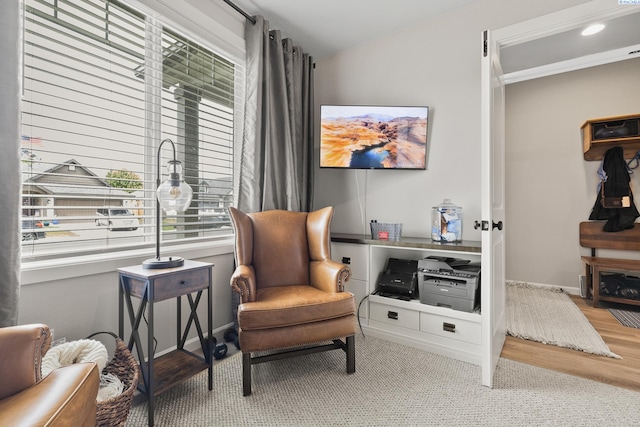 1409 Centennial Ave, Sunnyside, WA 98944 - sitting room featuring baseboards and wood finished floors