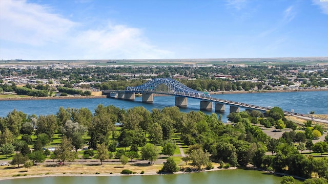 2003 W Canal Dr, Kennewick, WA 99336 - bird's eye view of a notable bridge and a large body of water
