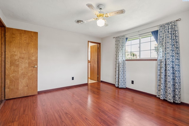 1815 W 16th Ave, Kennewick, WA 99337 - spare room with wood finished floors and ceiling fan