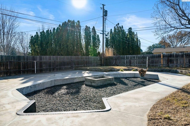 view of pool featuring a fenced backyard