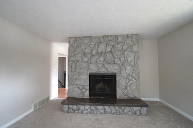 610 Dilke St, Pullman, WA 99163 - detailed view of carpet and a stone fireplace