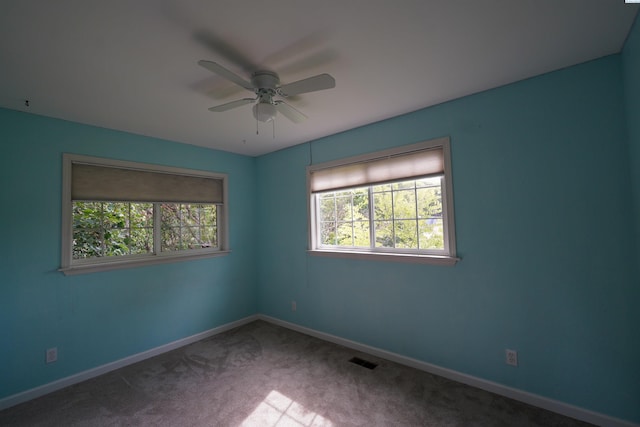 610 Dilke St, Pullman, WA 99163 - carpeted spare room featuring ceiling fan and baseboards
