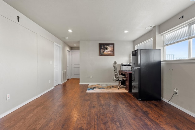 640 N Almira Ave, Connell, WA 99326 - home office featuring wood finished floors and recessed lighting
