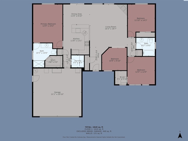 1716 W 40th Ave, Kennewick, WA 99337 - view of home floor plan