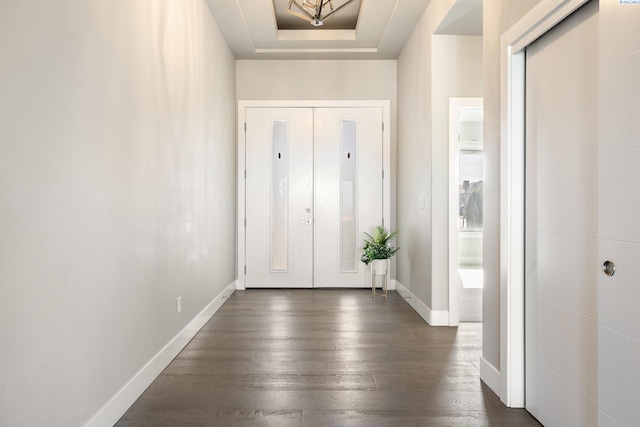 540 Athens Dr, West Richland, WA 99353 - foyer entrance featuring dark wood-type flooring and baseboards