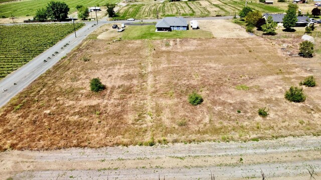 bird's eye view with a rural view