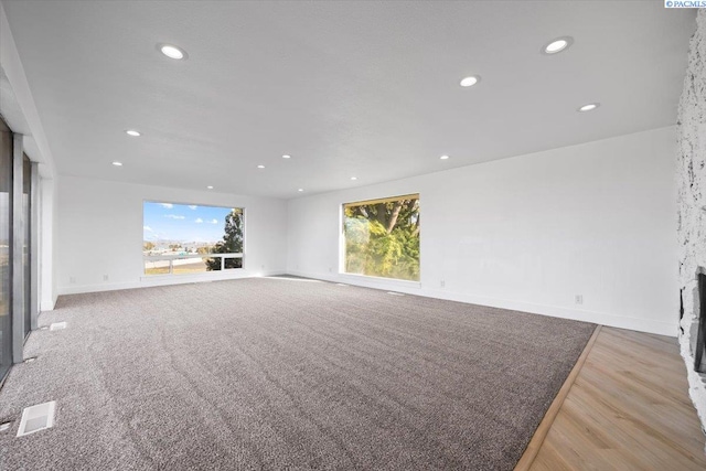 view of unfurnished living room