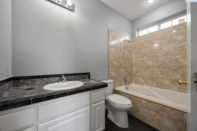 823 S 5th Ave, Pasco, WA 99301 - full bathroom featuring vanity and tiled shower / bath combo