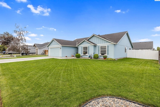 6110 Westport Ln, Pasco, WA 99301 - view of front of property featuring board and batten siding, concrete driveway, a garage, and roof with shingles