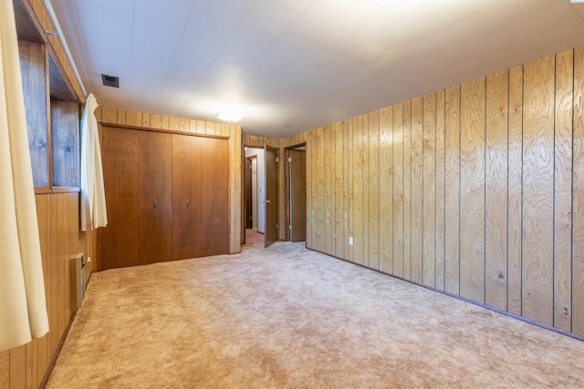1835 NW Deane St, Pullman, WA 99163 - unfurnished bedroom with carpet flooring and wood walls