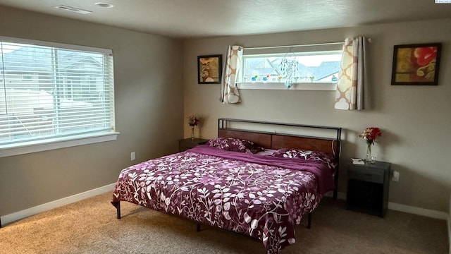 bedroom featuring carpet floors