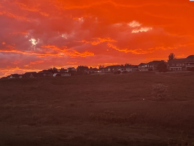 view of nature at dusk