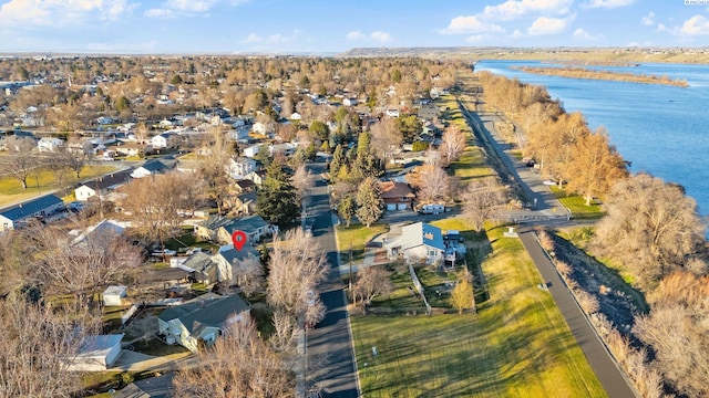 1515 Hains Ave, Richland, WA 99354 - birds eye view of property with a residential view and a water view
