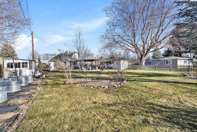 1515 Hains Ave, Richland, WA 99354 - view of yard featuring fence and an outbuilding