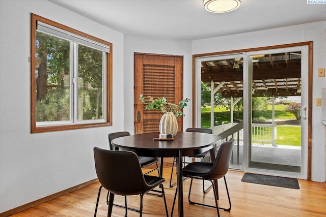 7009 W 8th Ave, Kennewick, WA 99336 - dining room featuring light wood-style floors and baseboards