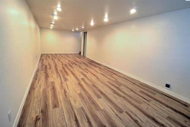 2002 Everest Ave, Richland, WA 99354 - finished basement with wood finished floors, baseboards, and recessed lighting