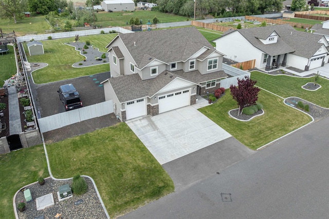 5901 W Ruby St, Pasco, WA 99301 - aerial perspective of suburban area