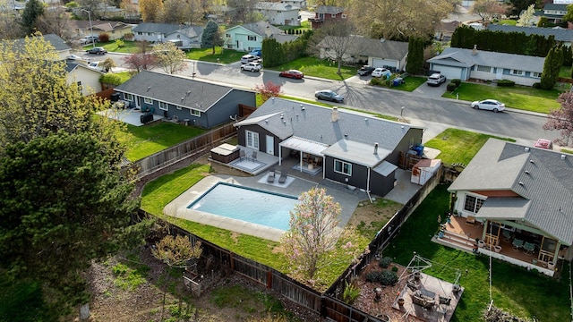 2128 Shasta Ave, Richland, WA 99354 - birds eye view of property with a residential view