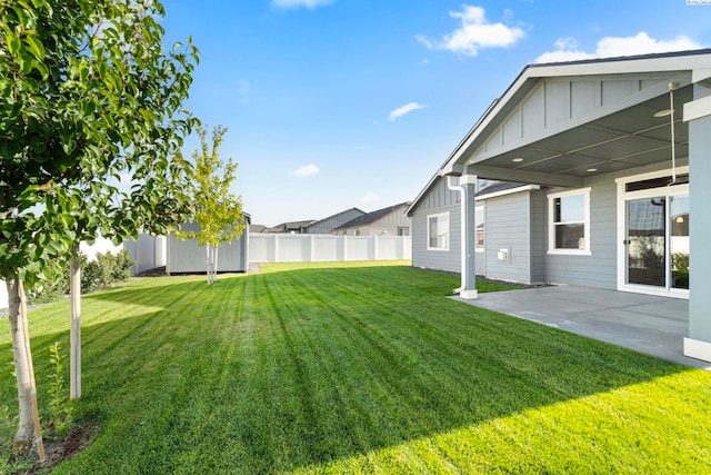6223 Berea Ln, Pasco, WA 99301 - view of yard with a storage shed and a patio