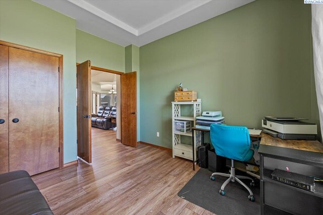 19408 Quail Run Pr SW, Prosser, WA 99350 - office space featuring wood finished floors and baseboards