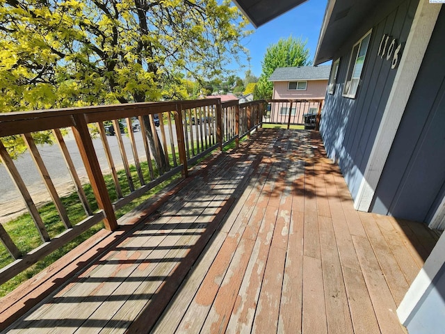 view of deck