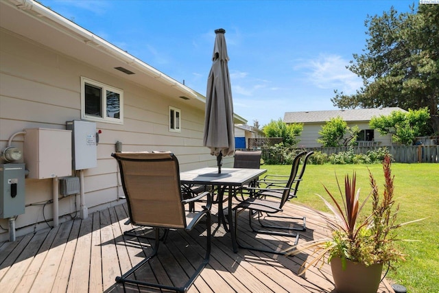 3916 S Date St, Kennewick, WA 99337 - deck with outdoor dining space