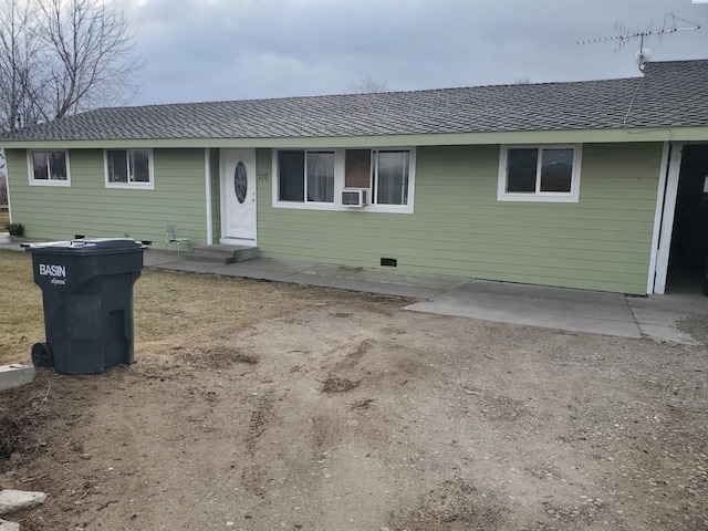 view of ranch-style home