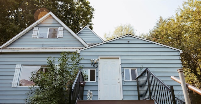 view of rear view of house