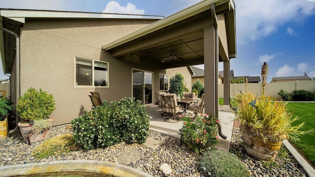 8902 Sophie Rae Ct, Pasco, WA 99301 - view of patio / terrace with a ceiling fan