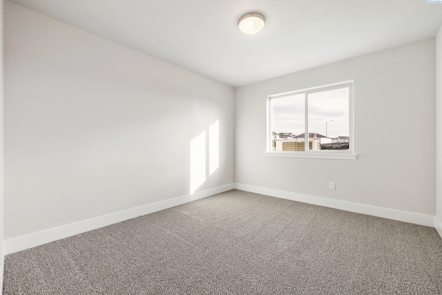 empty room featuring carpet floors