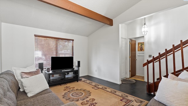 1707 S Fruitland St, Kennewick, WA 99337 - living area with stairs and baseboards