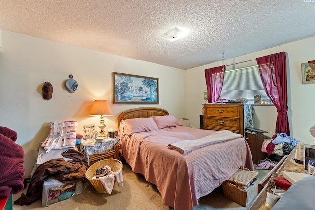 5820 W Park Pl, Pasco, WA 99301 - carpeted bedroom with a textured ceiling