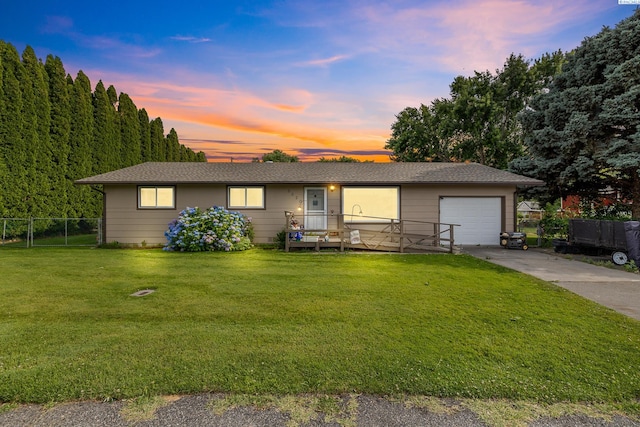 5820 W Park Pl, Pasco, WA 99301 - single story home with driveway and an attached garage