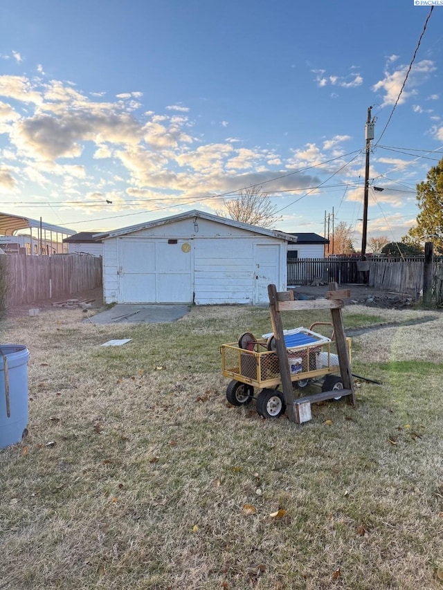 view of yard