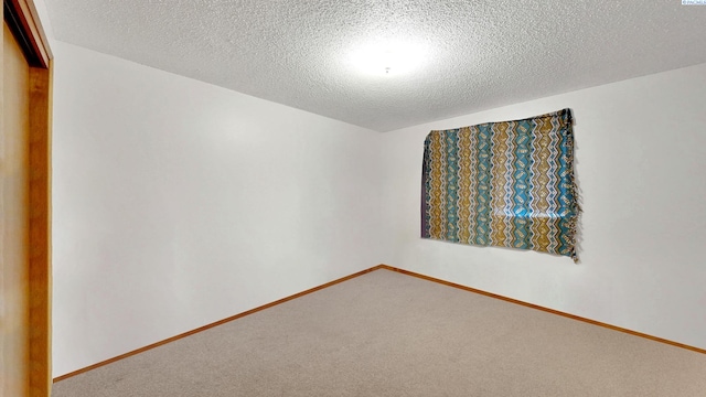 1735 NE Wheatland Dr, Pullman, WA 99163 - empty room featuring baseboards, carpet floors, and a textured ceiling
