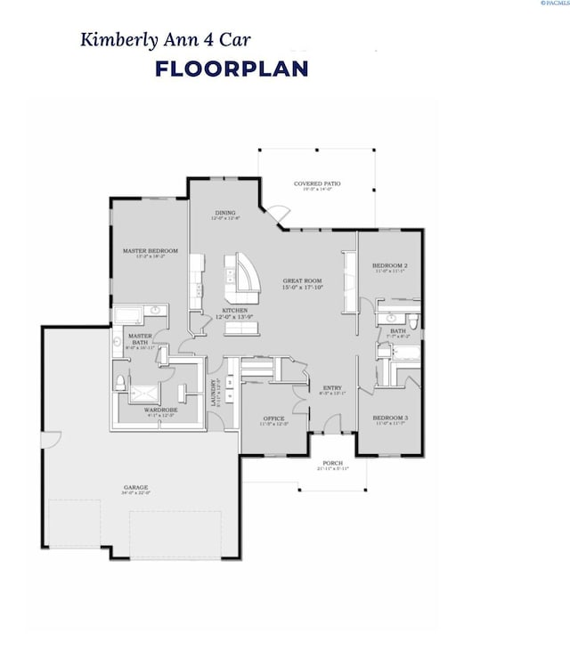 2989 Wild Canyon Way, Richland, WA 99354 - floor plan
