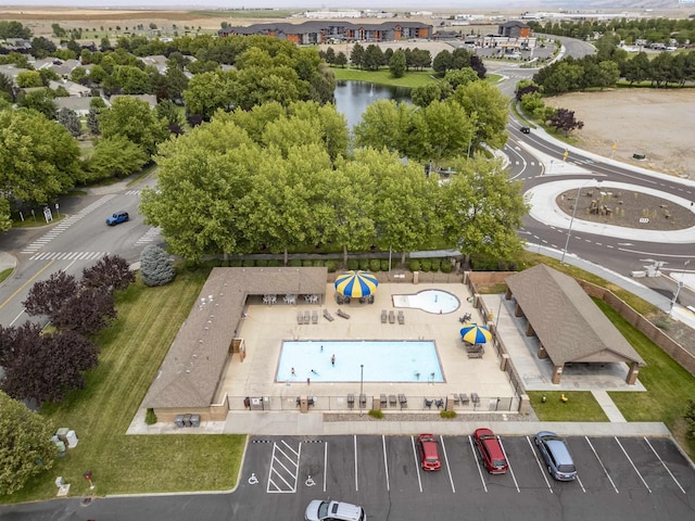 2989 Wild Canyon Way, Richland, WA 99354 - aerial view featuring a water view