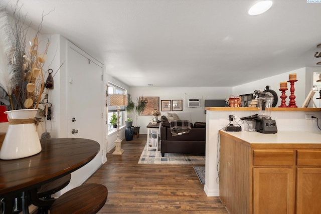 518 Wright Ave, Richland, WA 99352 - living area with dark wood-type flooring
